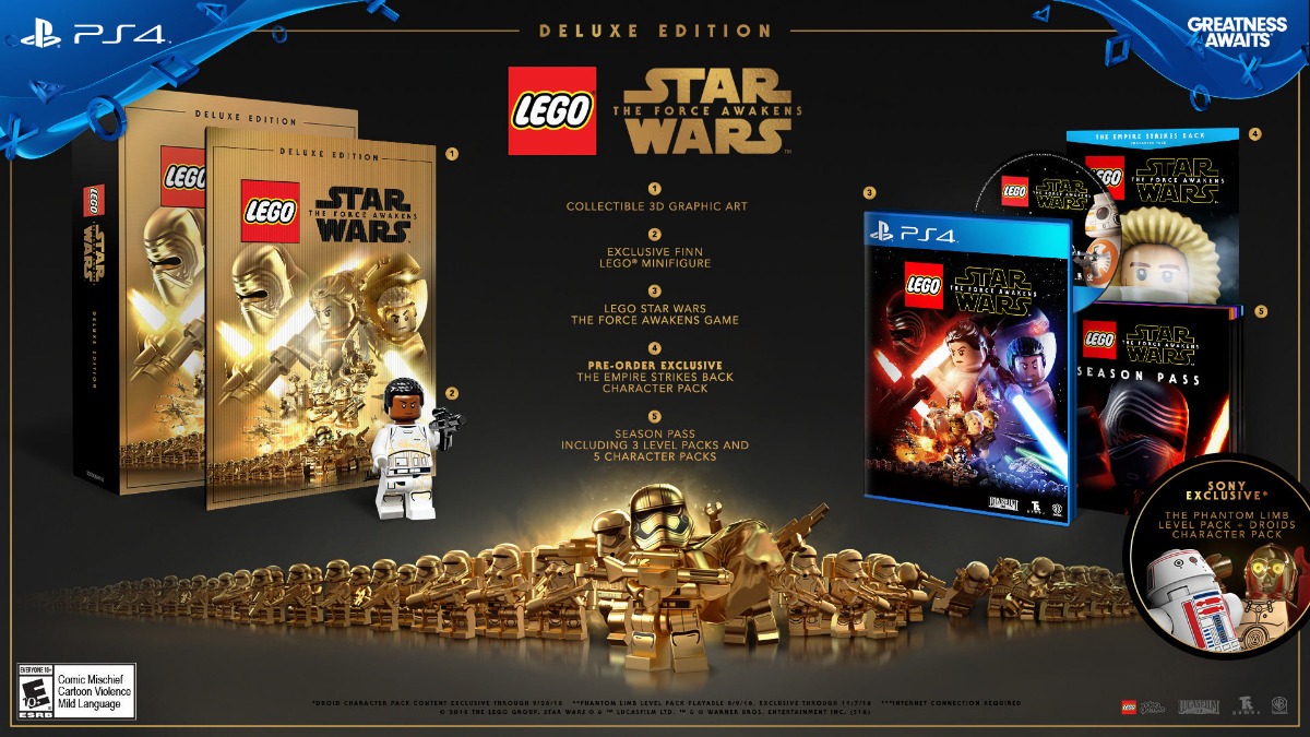 Lego Star Wars The Force Awakens Deluxe Edition Incluye Lego ...