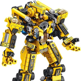 Lego Transformers Amarillo, Bloques Armables 12 En 1