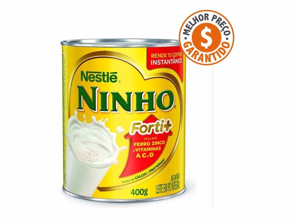 Quanto é 400 Ml De Leite Leite Ninho Integral Inst. Forti+ Lata 400g. Val.01/10/18 - R$ 15,99 em
