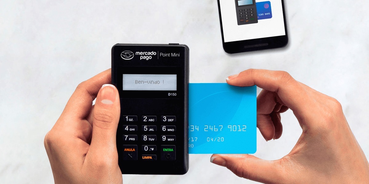 Leitor De Cartões De Crédito Point Mini - Mercado Pago - R Leitor De Cartões De Crédito Point Mini - Mercado Pago - R