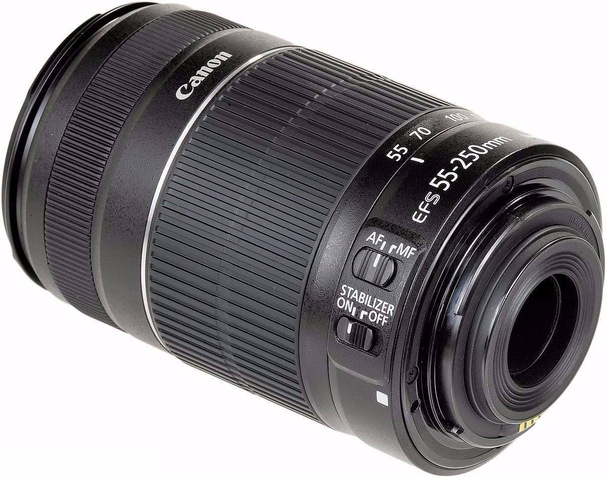 Lente Canon Ef-s 55-250mm F/4-5.6 Is Stm Telefoto Autofoco - R$ 1.049