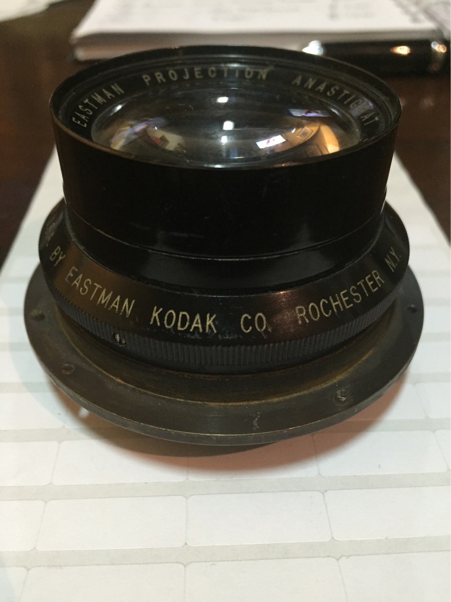 Lente Eastman Kodak Projection Anastigmat F45 7 12 Inches 336000