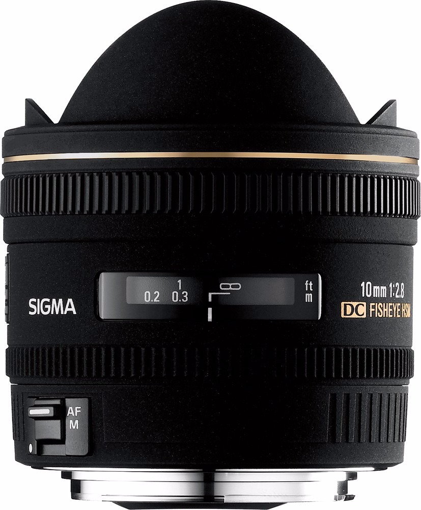 Lente Sigma 10mm F2.8 Ex Dc Hsm Fisheye V. Canon Ou V. Nikon - R$ 2.989