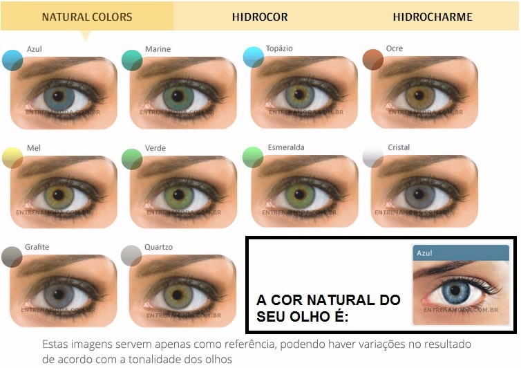 Lentes De Contato Com Grau Goiania Lentes De Contato Solotica Natural Colors Anual - Com Grau - R$ 149,99