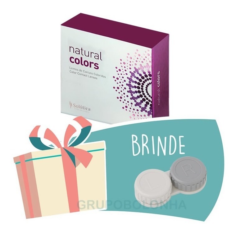 Lentes De Contato Com Grau Anual Lentes De Contato Solotica Natural Colors Anual - Com Grau - R$ 159,00