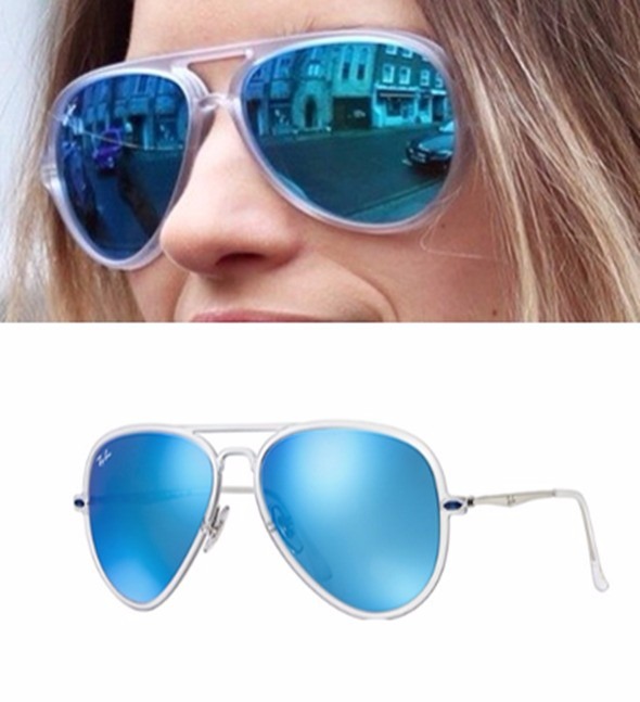 lentes ray ban azules aviator lentes ray ban azules aviator
