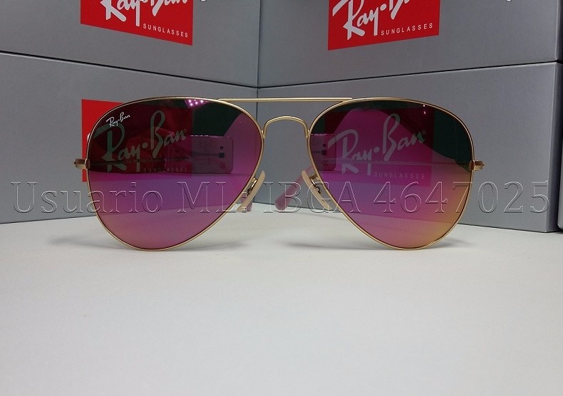 lentes ray ban aviator fucsia lentes ray ban aviator fucsia