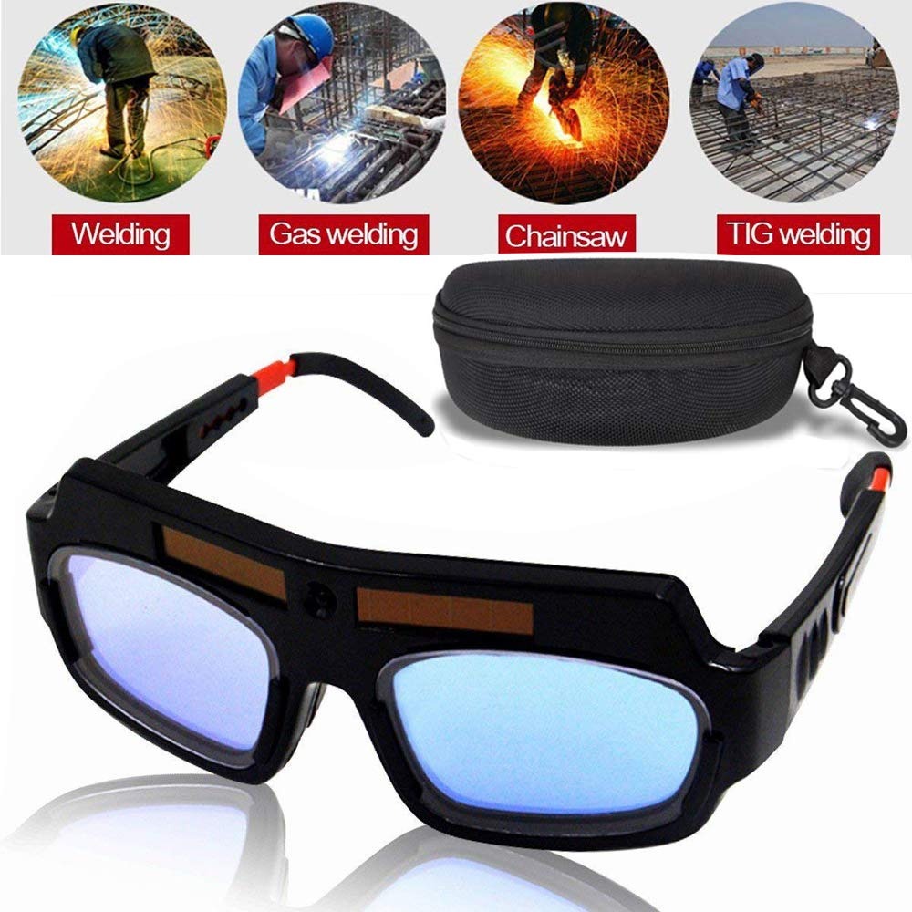 Ojos para PC profesional Soldador para lentes M/áscara para soldar Gafas antirreflejo Oscurecimiento autom/ático para el sol Gafas para soldar Gafas para protecci/ón Gafas para soldar Gafas para ojos