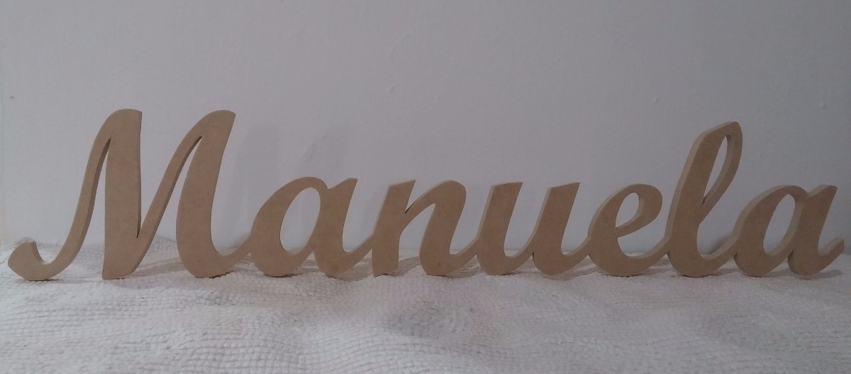 Letras O Nombre En Mdf Sin Pintar 10 Cms - Bs. 2.500,00 en 