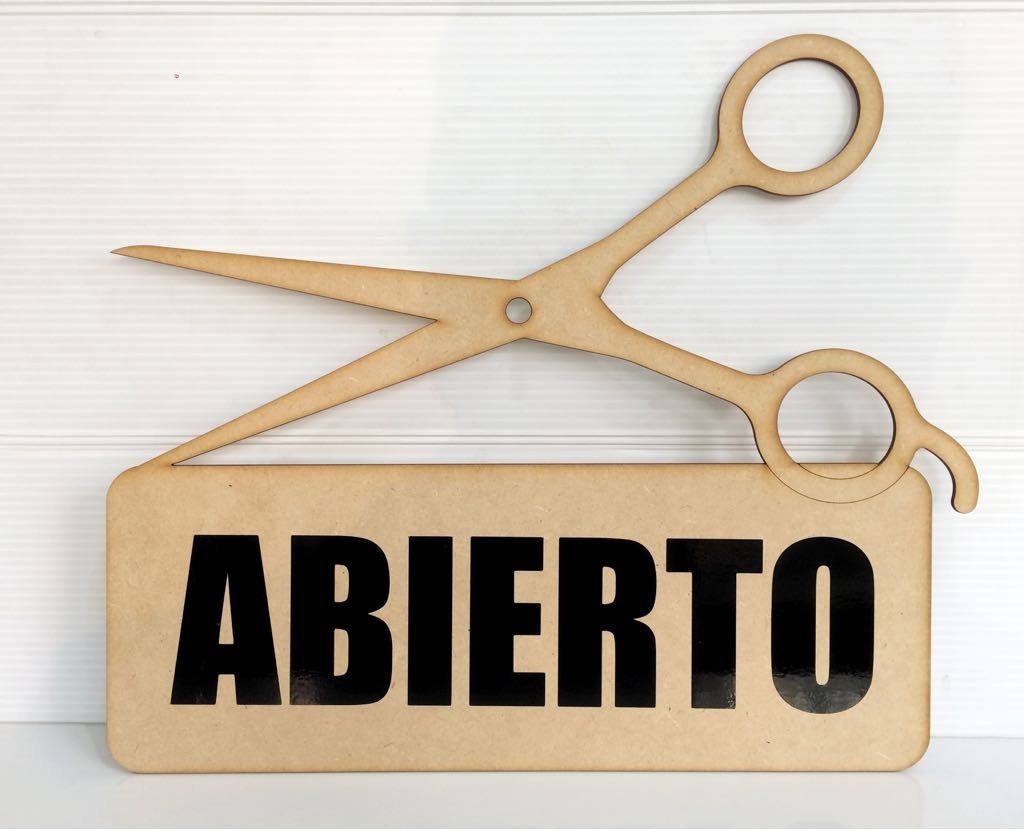 Letrero De Abierto