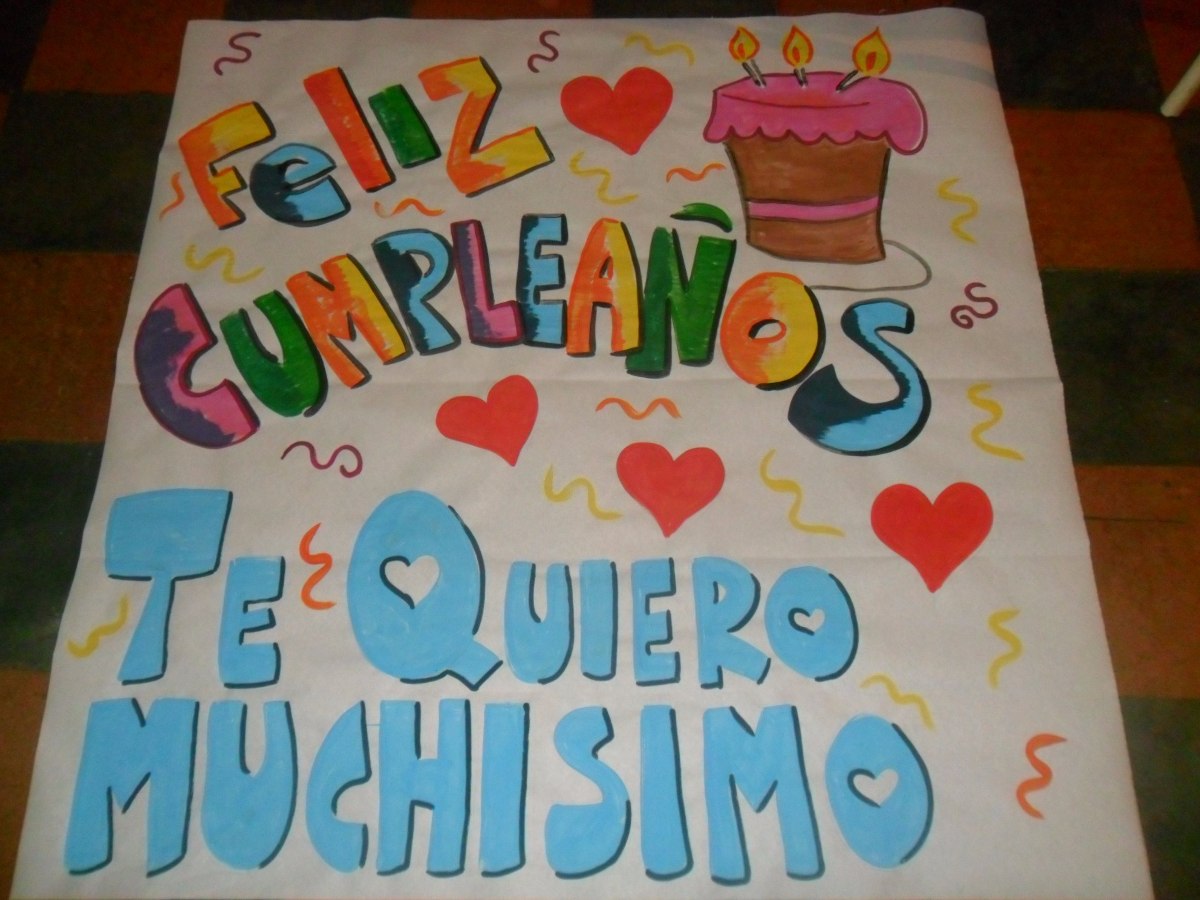 letreros de cumpleaños