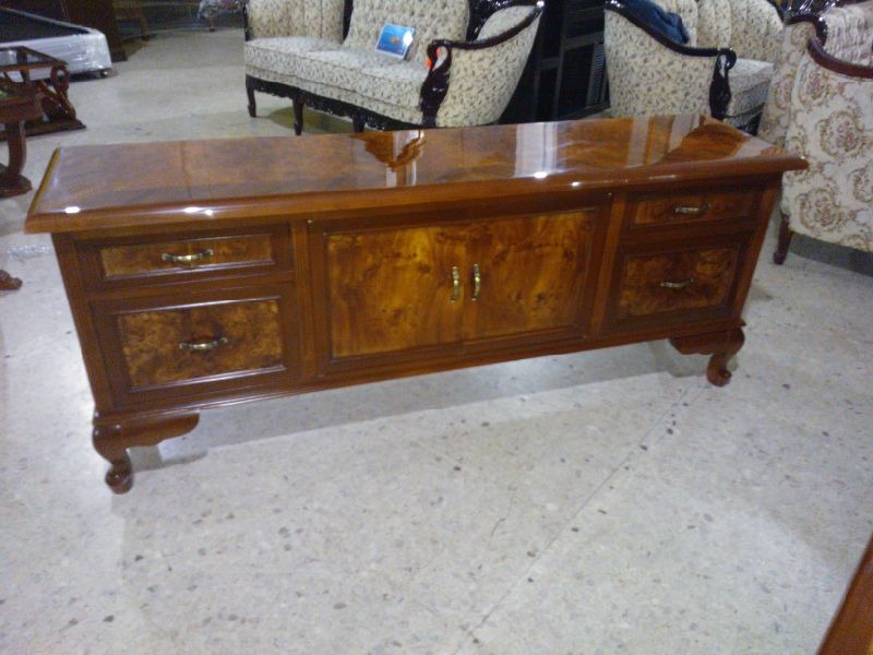 Librero y credenza provenzal mod londres madera fina (2 pzs ... Omaña muebles