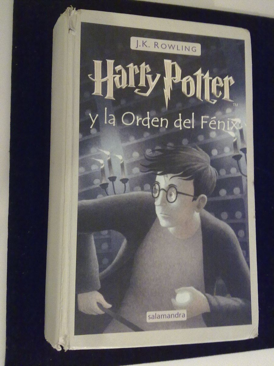 Libro 5 Harry Potter Orden Fénix Pasta Dura Maltratado ...