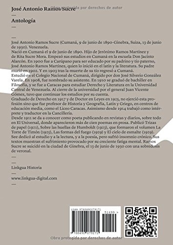 Sucre, una antología (Spanish Edition)