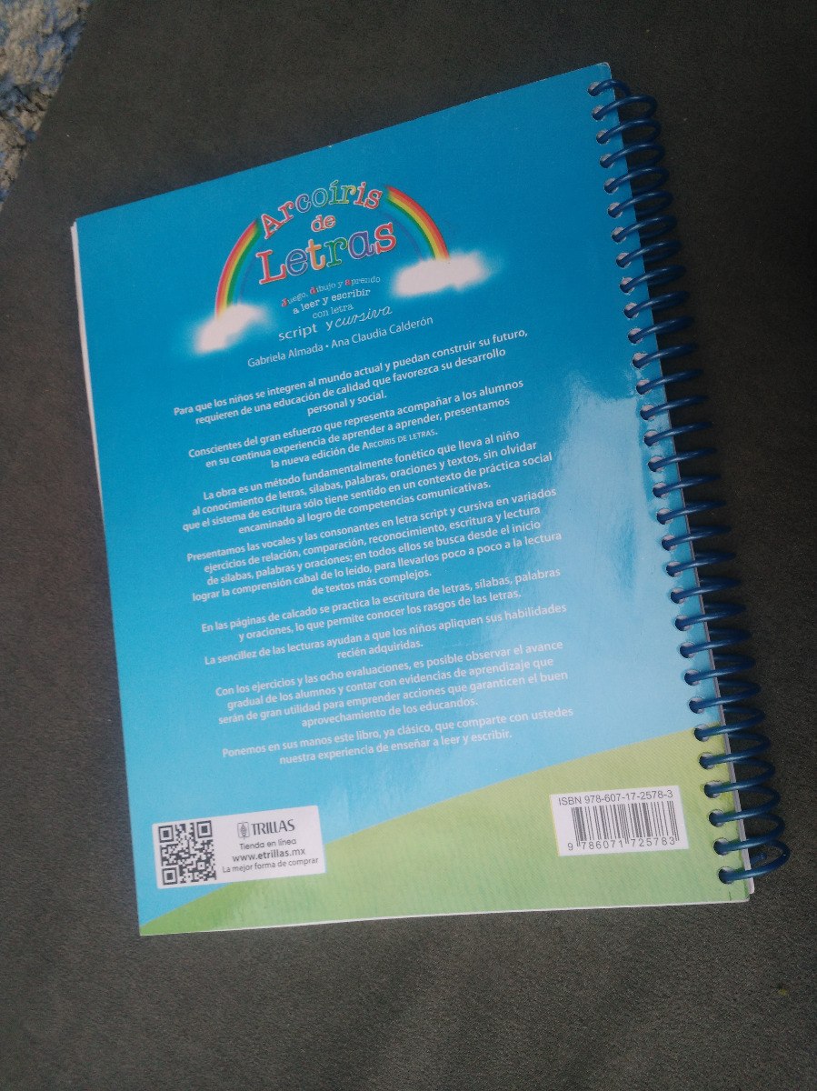 Libro Arcoiris De Letras Trillas. - $ 230.00 en Mercado Libre