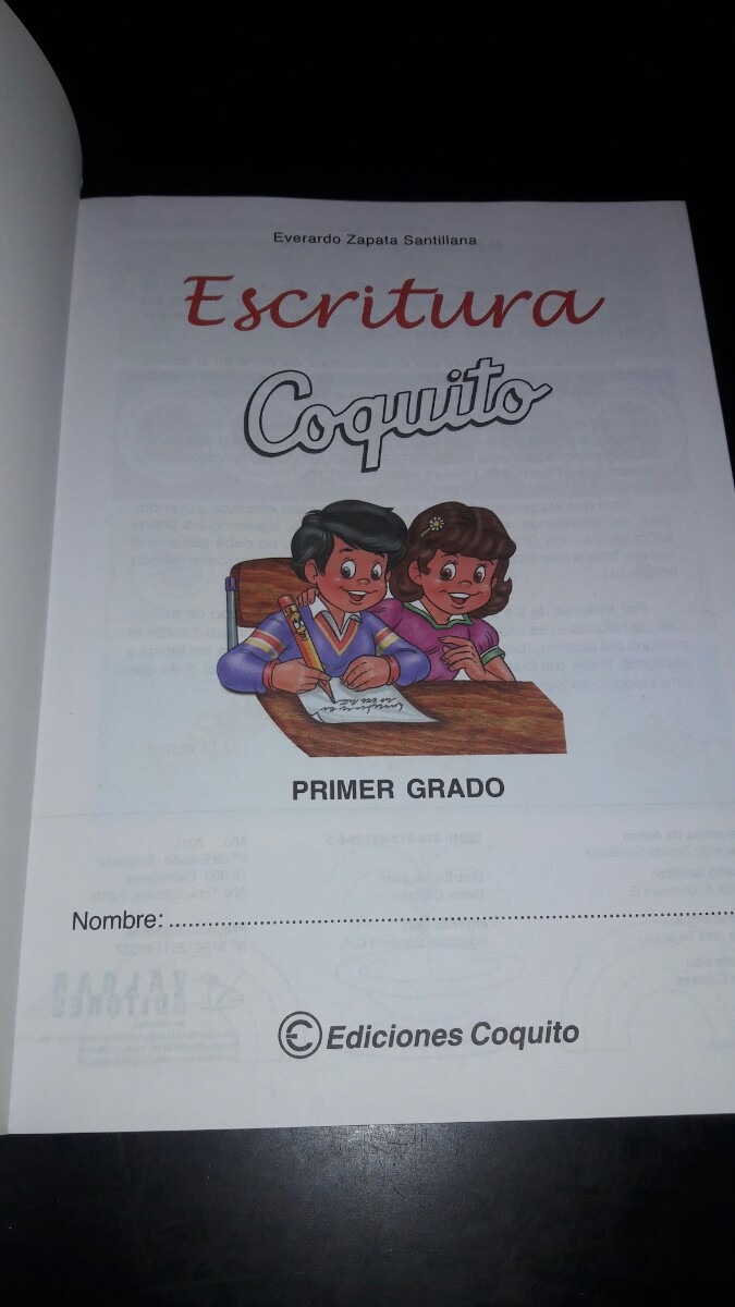 Libro Coquito Para Primer Grado Coquito Linguistica Escritura