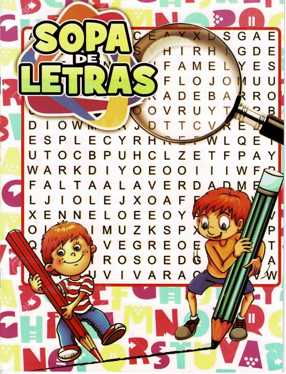 Libro De Sopa De Letras Para Niños Y Niñas 599 En Mercado Libre