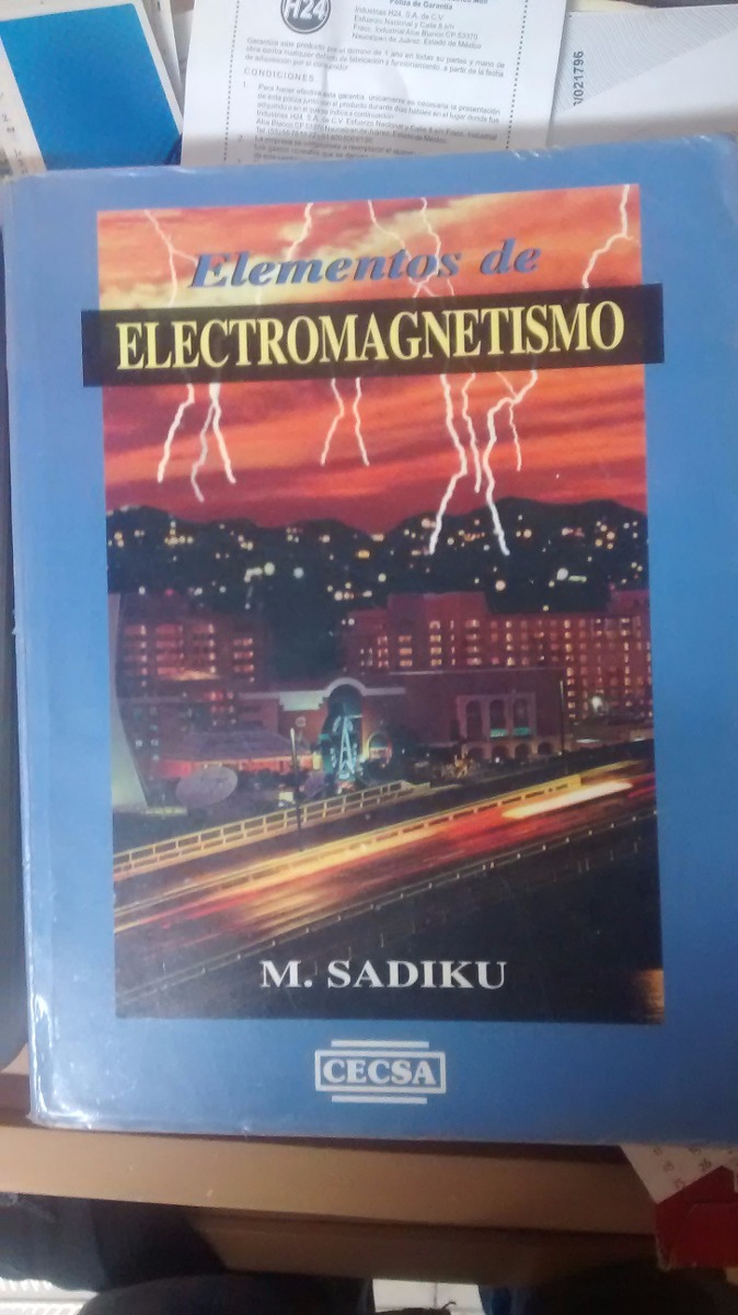elementos de electromagnetismo sadiku
