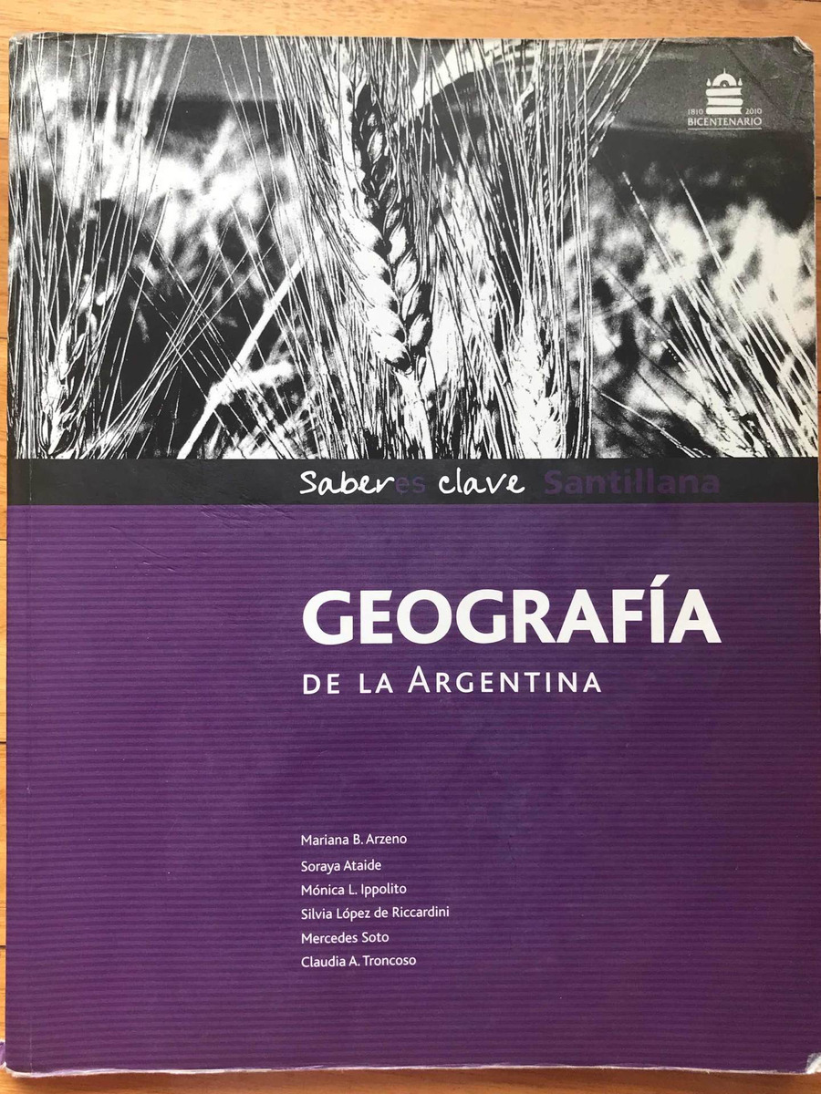 Libro Geografía De La Argentina\ Saber Es Clave Santillana ...