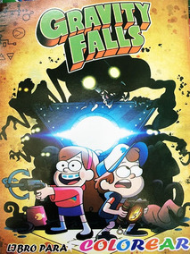 Libro Para Colorear Gravity Falls Tamaño Carta 16 Pág Fiesta