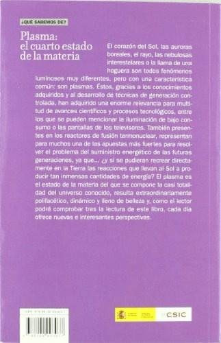 Libro Plasma: El Cuarto Estado De La Materia - Nuevo - $ 710.00 en ... Libro Plasma: El Cuarto Estado De La Materia - Nuevo - $ 710.00 en ...