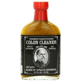 Profesor Phardtpounders Limpiador De Colon Hot Sauce 5,7 Onz