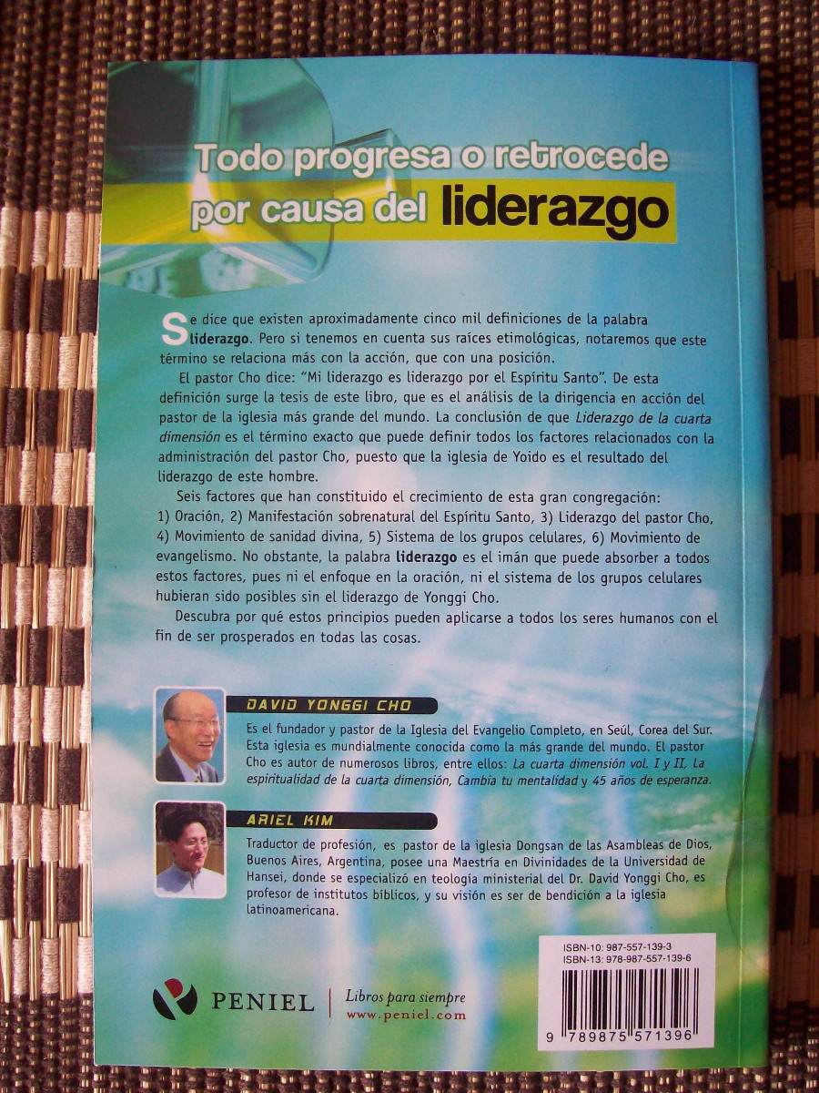 Liderazgo De La Cuarta Dimensión David Yonggi Cho Y Ariel K ... Liderazgo De La Cuarta Dimensión David Yonggi Cho Y Ariel K ...