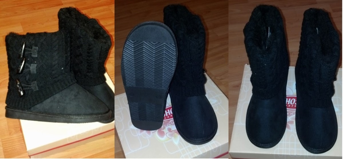 botas negras tipo ugg botas negras tipo ugg