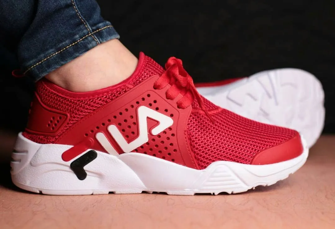 zapatillas fila rojas