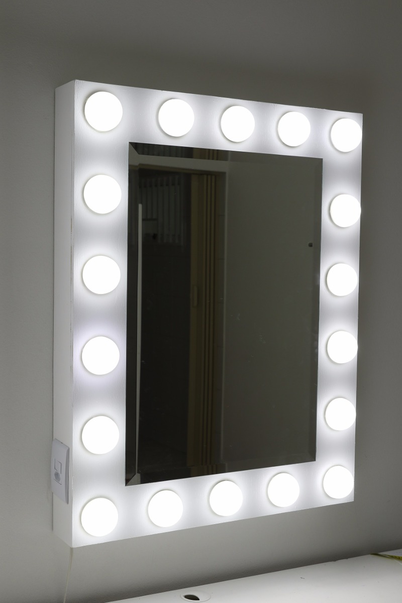 Lindo Espelho Camarim P/ Maquiagem Vídeo Luzes De Led R