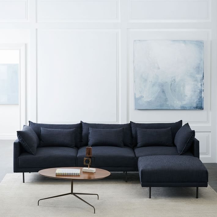 Lindo Sofá Noruega Para Sala De Estar Com 3 Lugares Puff R Lindo Sofá Noruega Para Sala De Estar