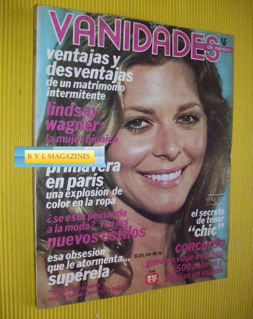 Lindsay Wagner La Mujer Bionica Revista Vanidades 1979 130.00 en