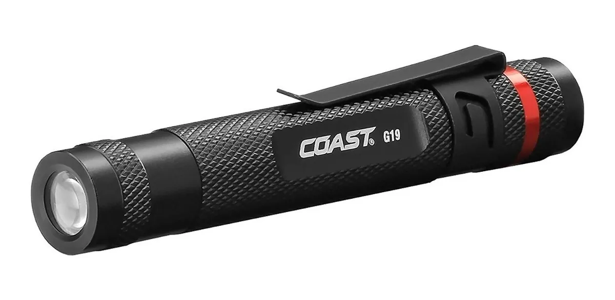 LED linterna Coast g19 luz negro ipx4 protegido Inspection Beam