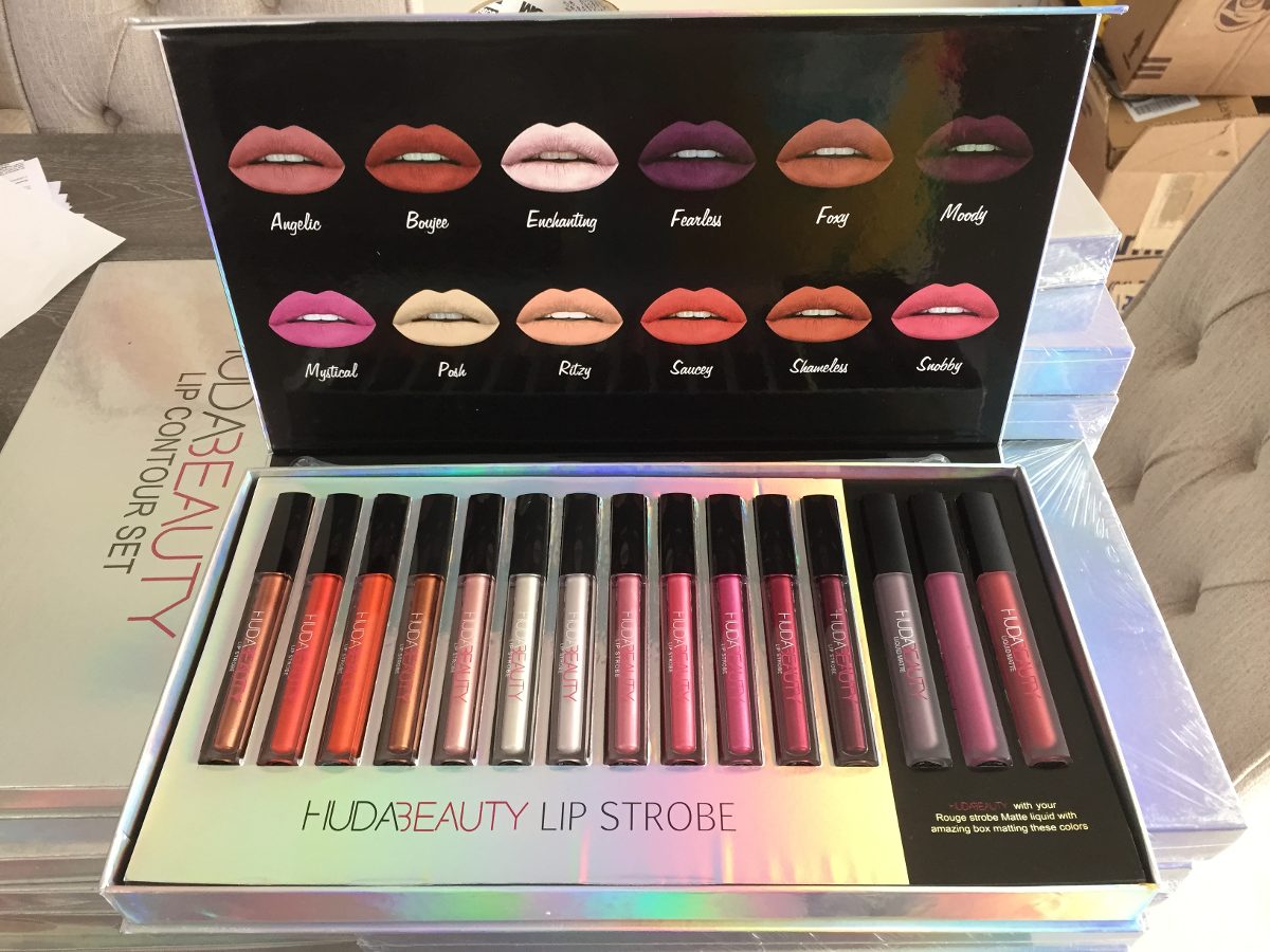 lip contour set huda beauty labiales metálicos matte contour body works