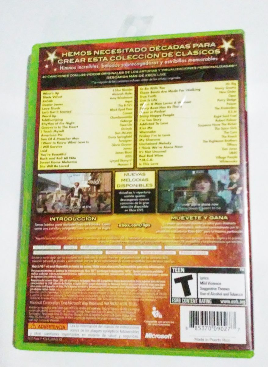 karaoke revolution vs lips xbox 360 karaoke revolution vs lips xbox 360