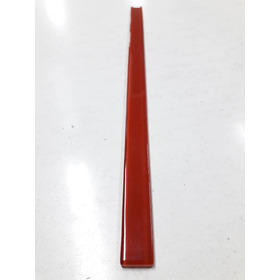 Listel Atena De Vidrio 1,5x30 Cm Rojo