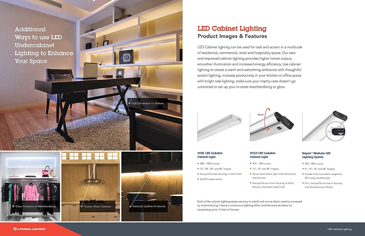 Lithonia Lighting Ucld 24 Bn M4 Led Under Cabinet Light