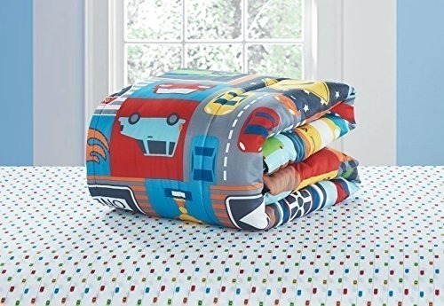 Little Starter Toddler Bed in a Bag Set Busy Cars