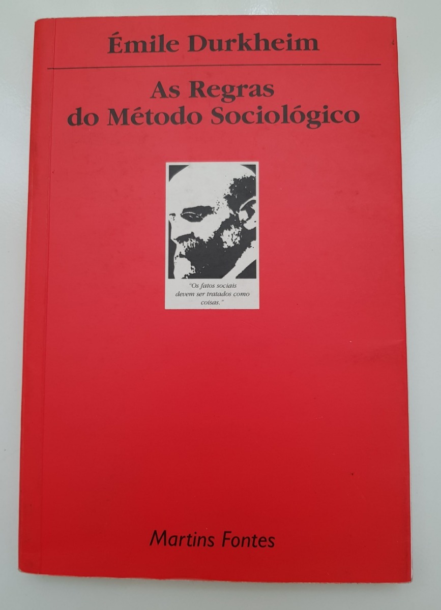 Livro As Regras Do Método Sociológico Emile Durkheim Físico - R$ 45,00 em Mercado Livre