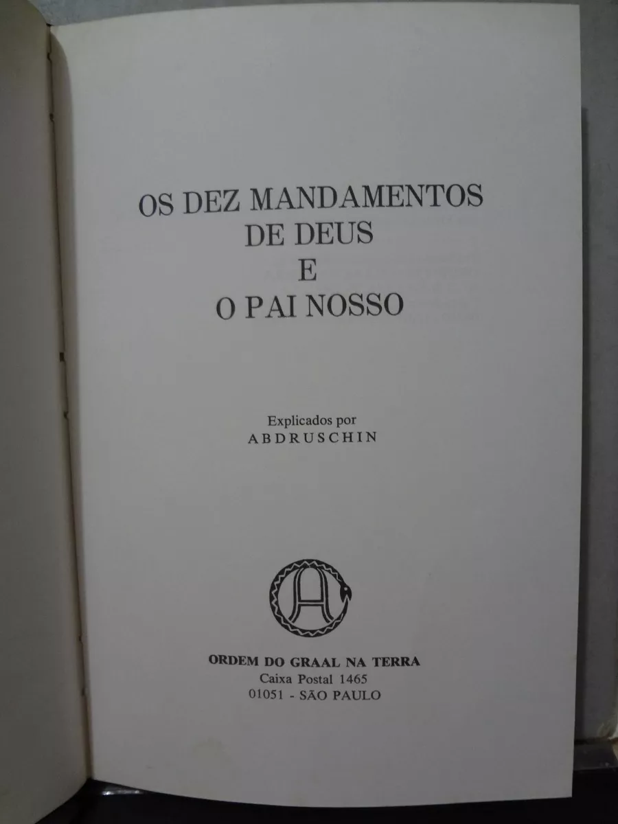 Quais são os dez mandamentos de deus