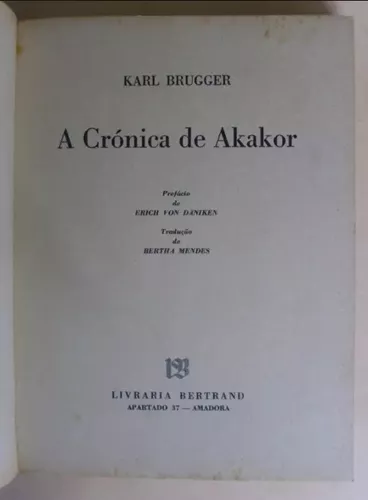 livro raro a crÃ´nica de akakor