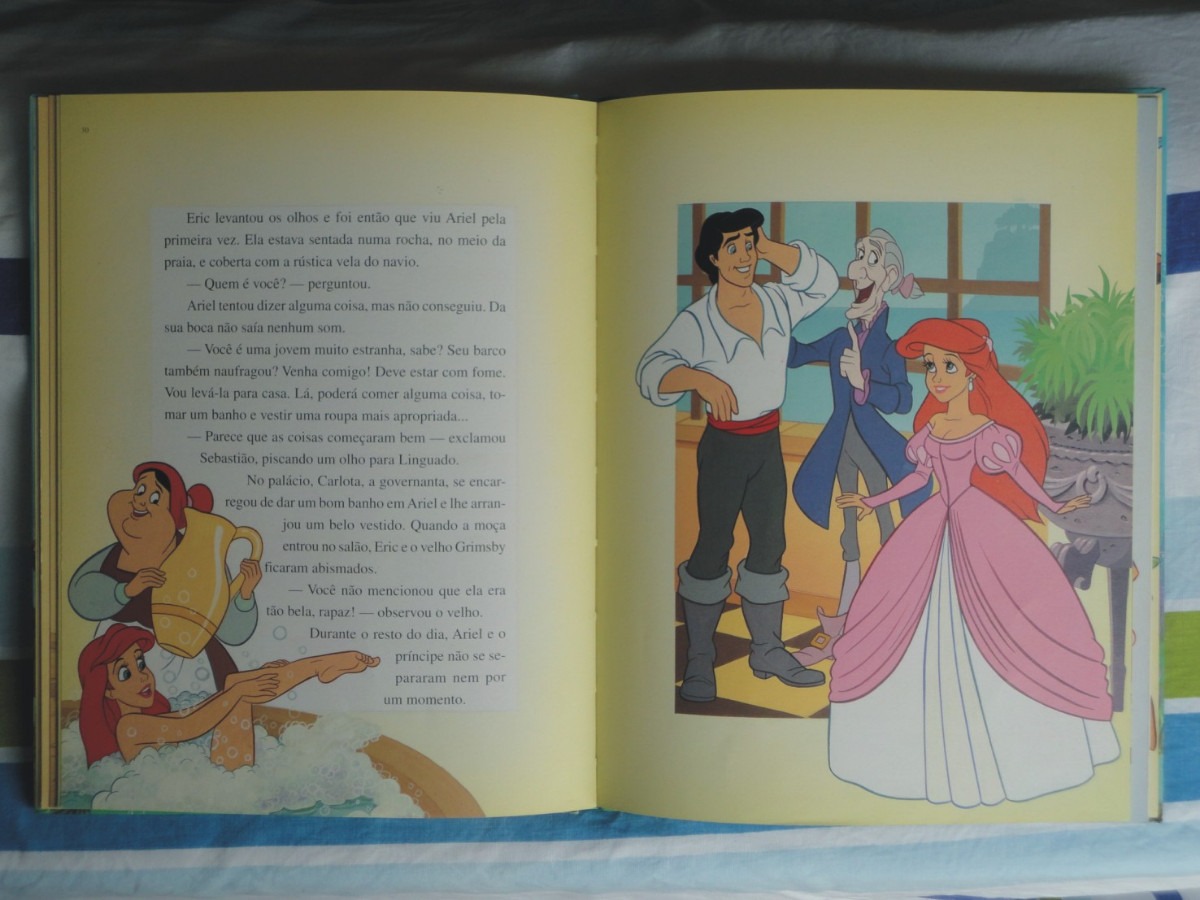 Livros Coleção Disney (3) - Aladin, Pequena Sereia, Rei ...