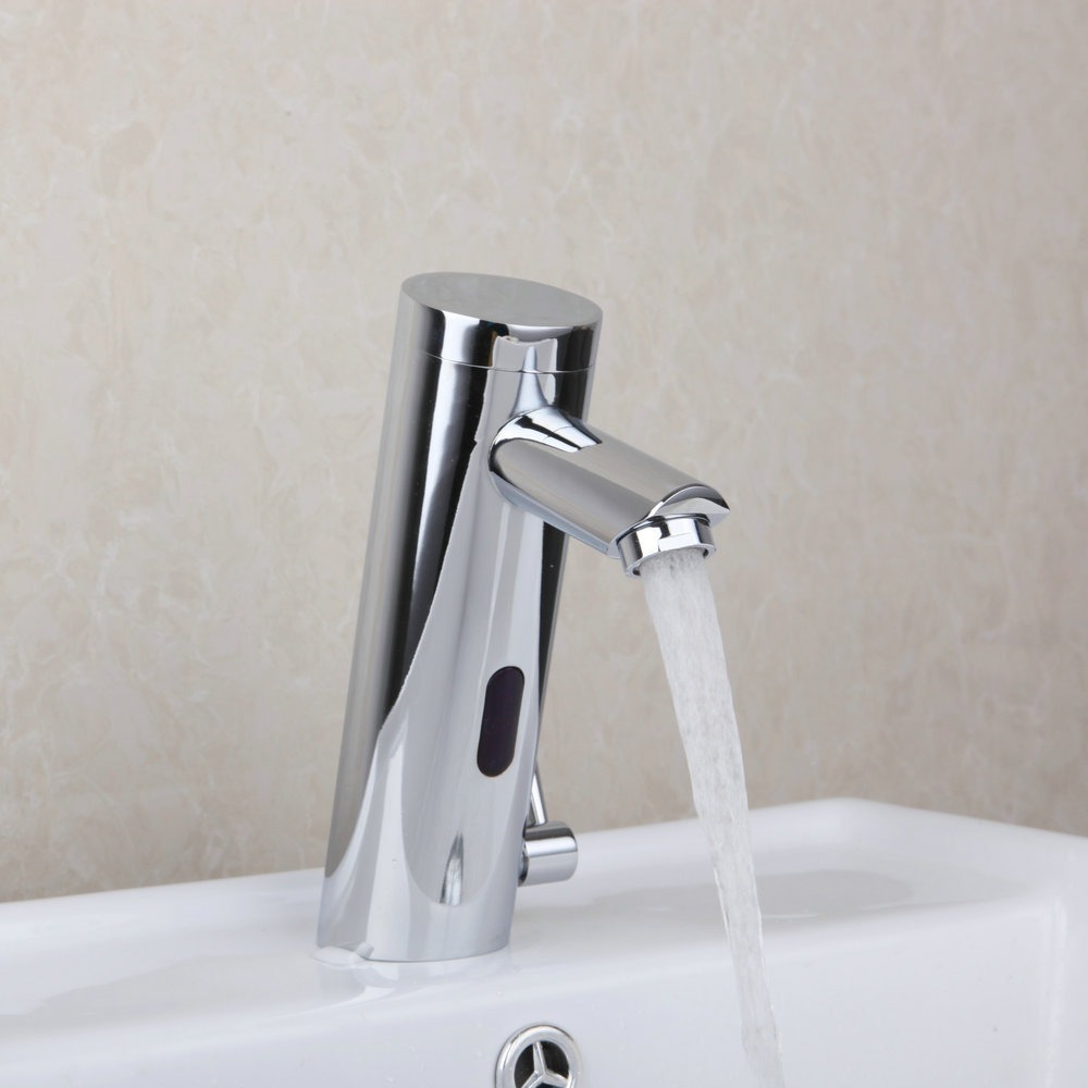 Llave Automatica Lavamanos Mezcladora Con Sensor Infrarrojo - $ 1,739.