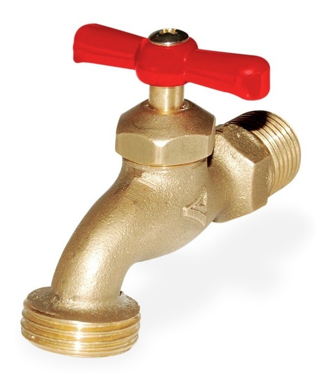 Llave De 1 2 Llave De Nariz Jardin 1/2 Acabado Latonado Blister Santul - $ 62.64 en