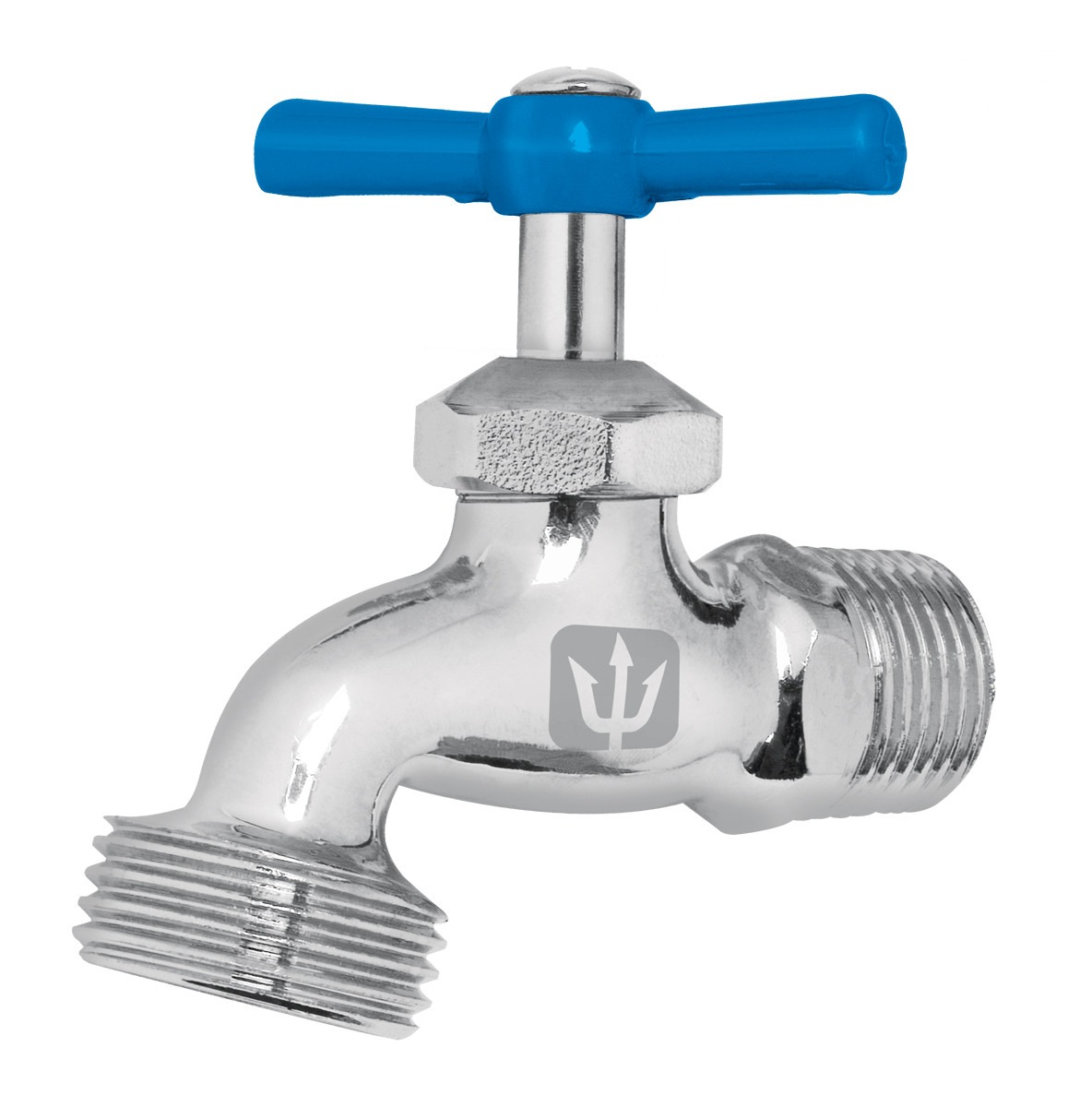 Llave De 1 2 Llave Laton Cromado 1/2 Pulgada Para Manguera Foset 49084 - $ 72.00 en
