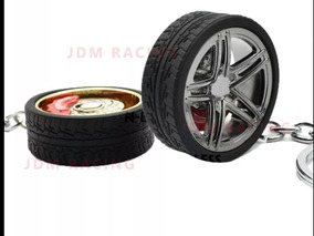 Llanta llavero BBS style negro mate//negro de coche tuning accesorios JDM
