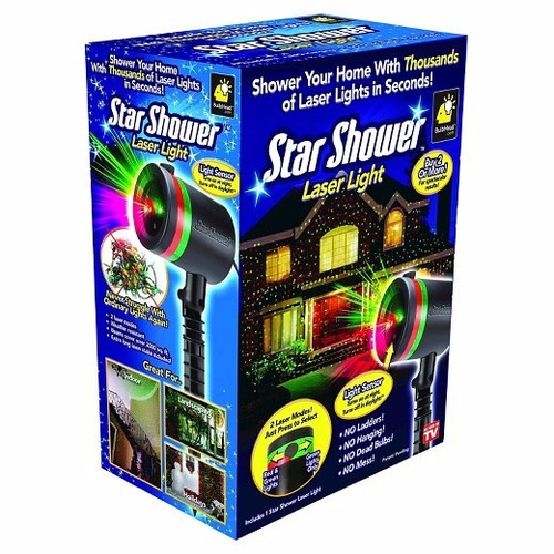 lluvia de estrellas laser navidad proyector star shower starburst projection lights