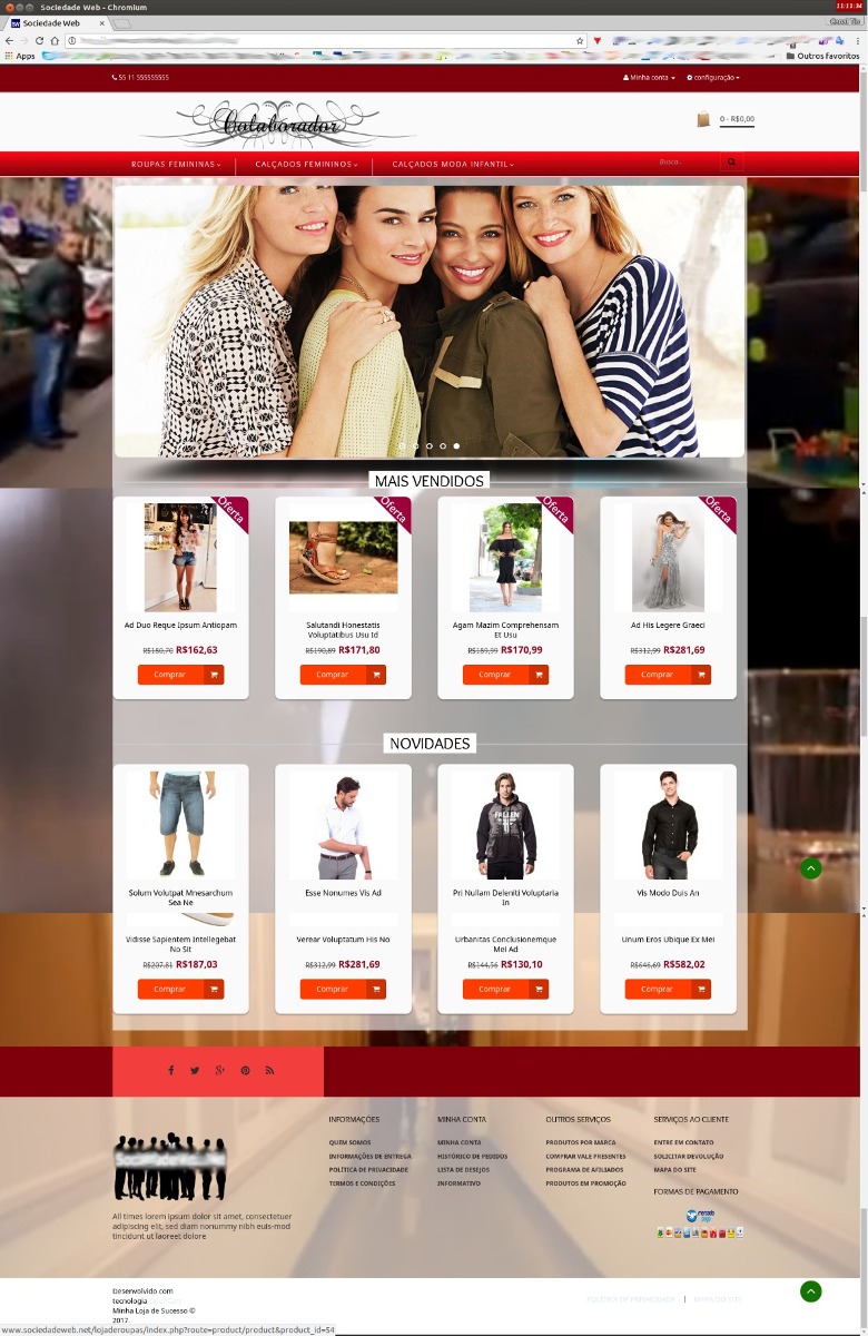 loja de venda de roupas online