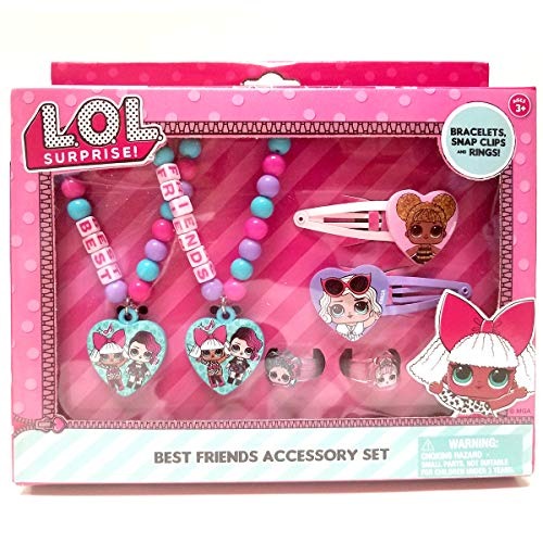 Medium Snap Clips Rings Lol Upd L O L Surprise Multicolor Lolas Best Friends Accessory Set Bracelets Action Figures Statues Toys Games