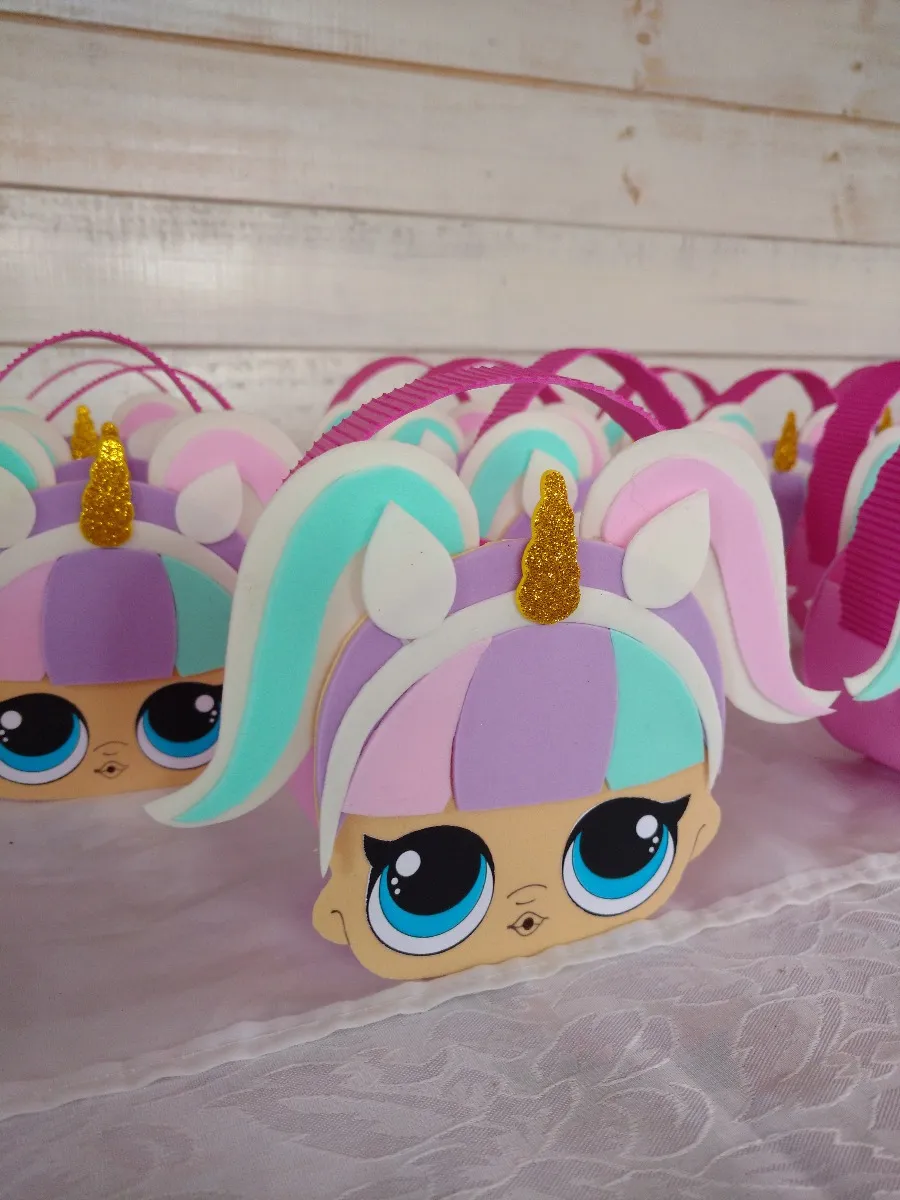 lol unicornio en goma eva